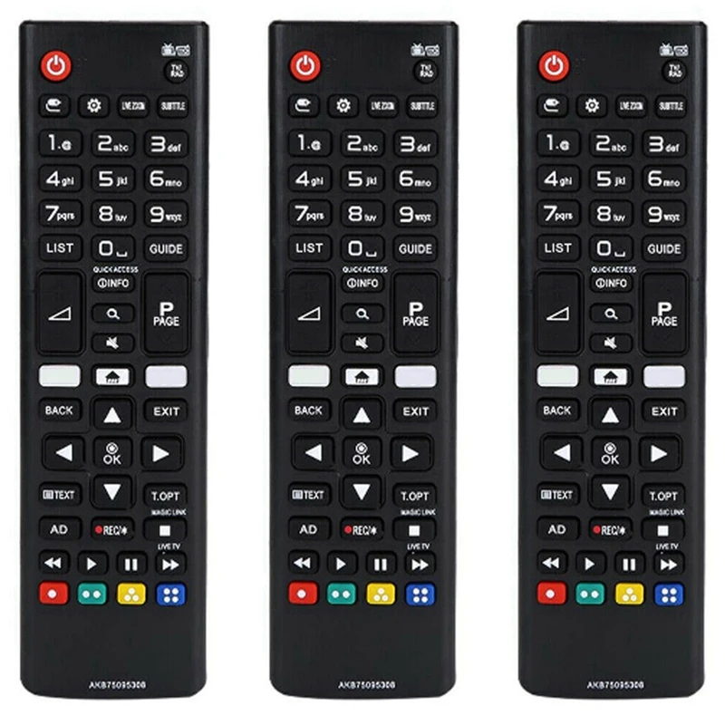 

3X Универсальный сменный пульт дистанционного управления для LG SMART TV - AKB75095308