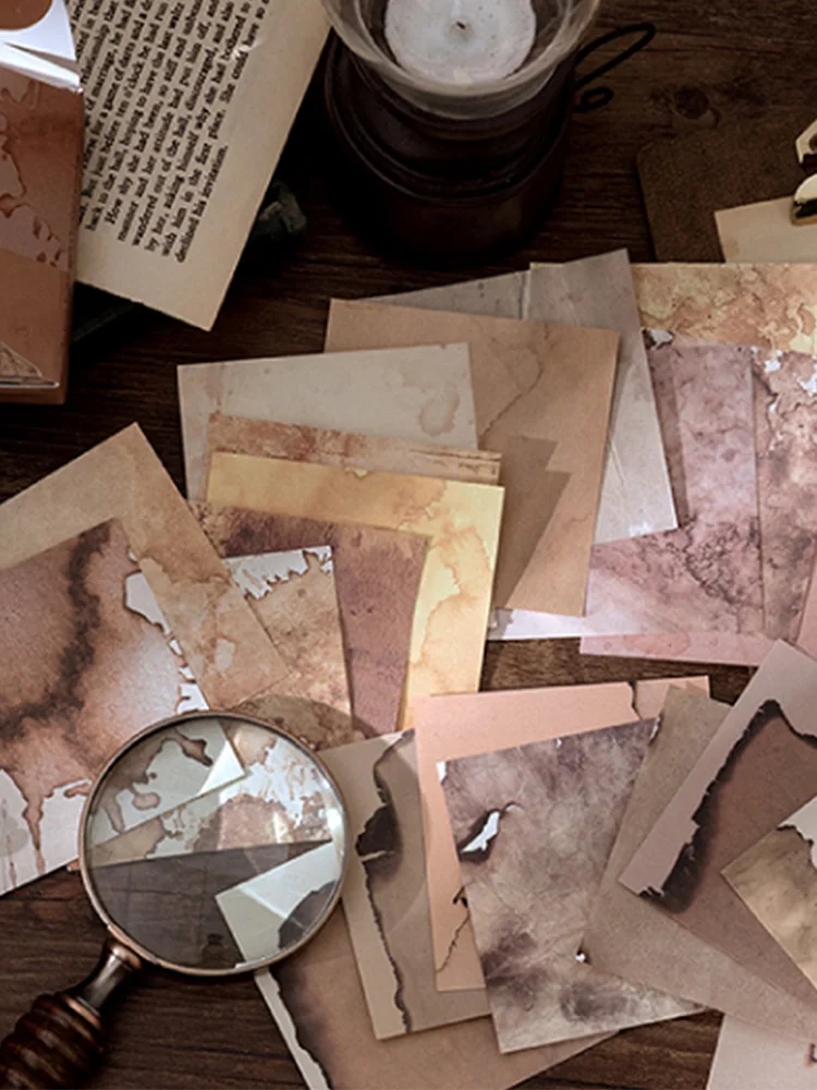 

Scrapbook Paper 100 Sheets Vintage DIY Scrapbook Paper Supplies Decorative Paper Materials For DIY Scrapbooks Journals Photo Alb