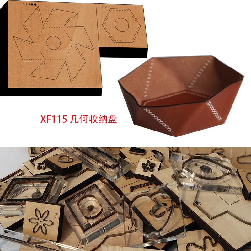 

Wooden Die Put away the crust plates Wallet Leather Craft Punch Hand Tool Cut Knife Mould XF115 leather tools