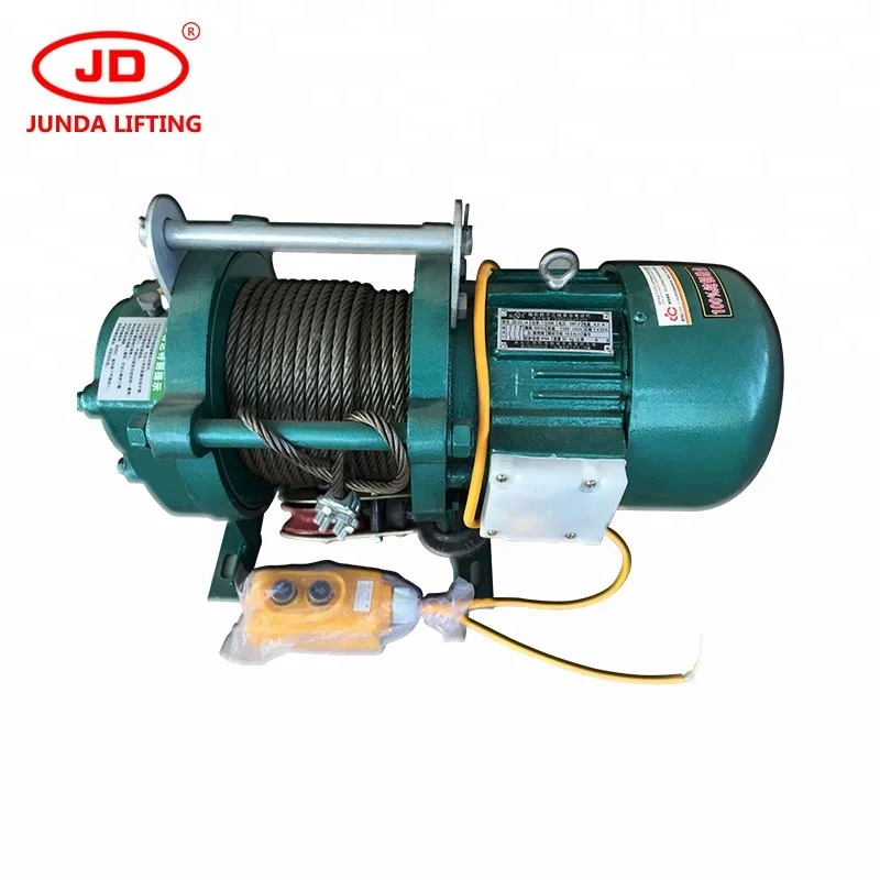 

300kg 500kg 1000kg electric winch wire rope hoist lift machine