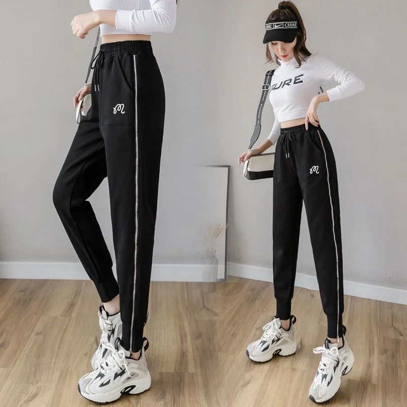 Golf Wear for Women Golf Pants Spring Summer Fast Drying Elastic Waist Fashion Casual Golf Long Pants Woman Golf Clothing Horse