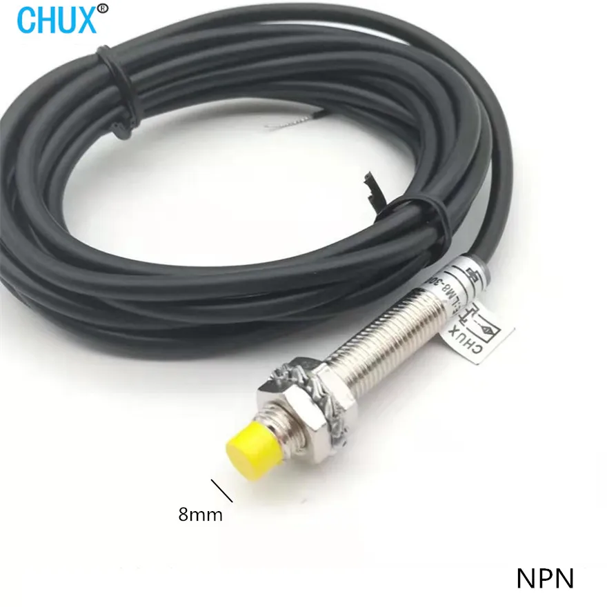 

CHUX Npn Inductive Proximity Sensor M8 No/nc Im8-2-dna/dnb 2mm Non-flush Free Shipping Cylinder Type Position Switch