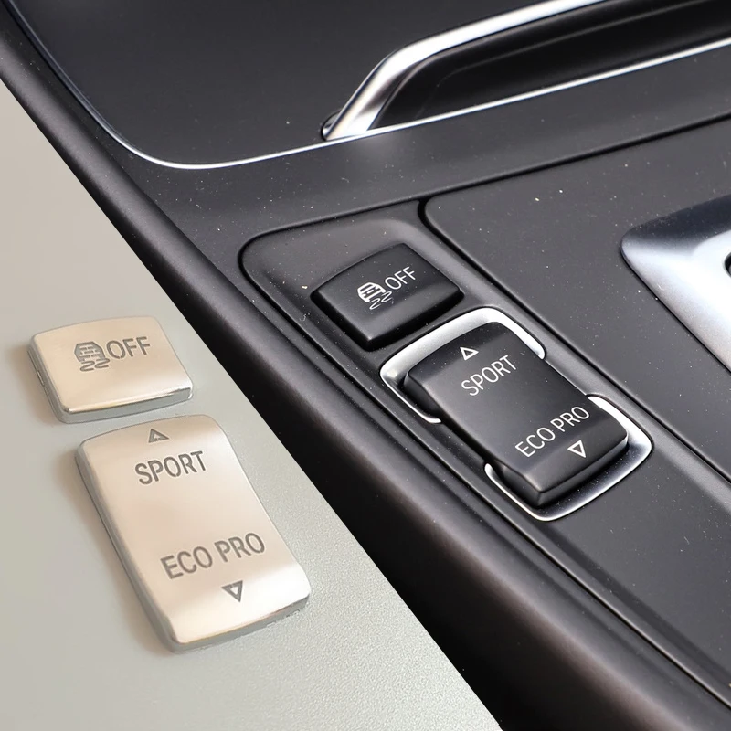 

Car Central Handbrake Button Left side Decorative Cover Sticker Trim For BMW 1 series F20 Sedan 3 series 4 series F30 F35