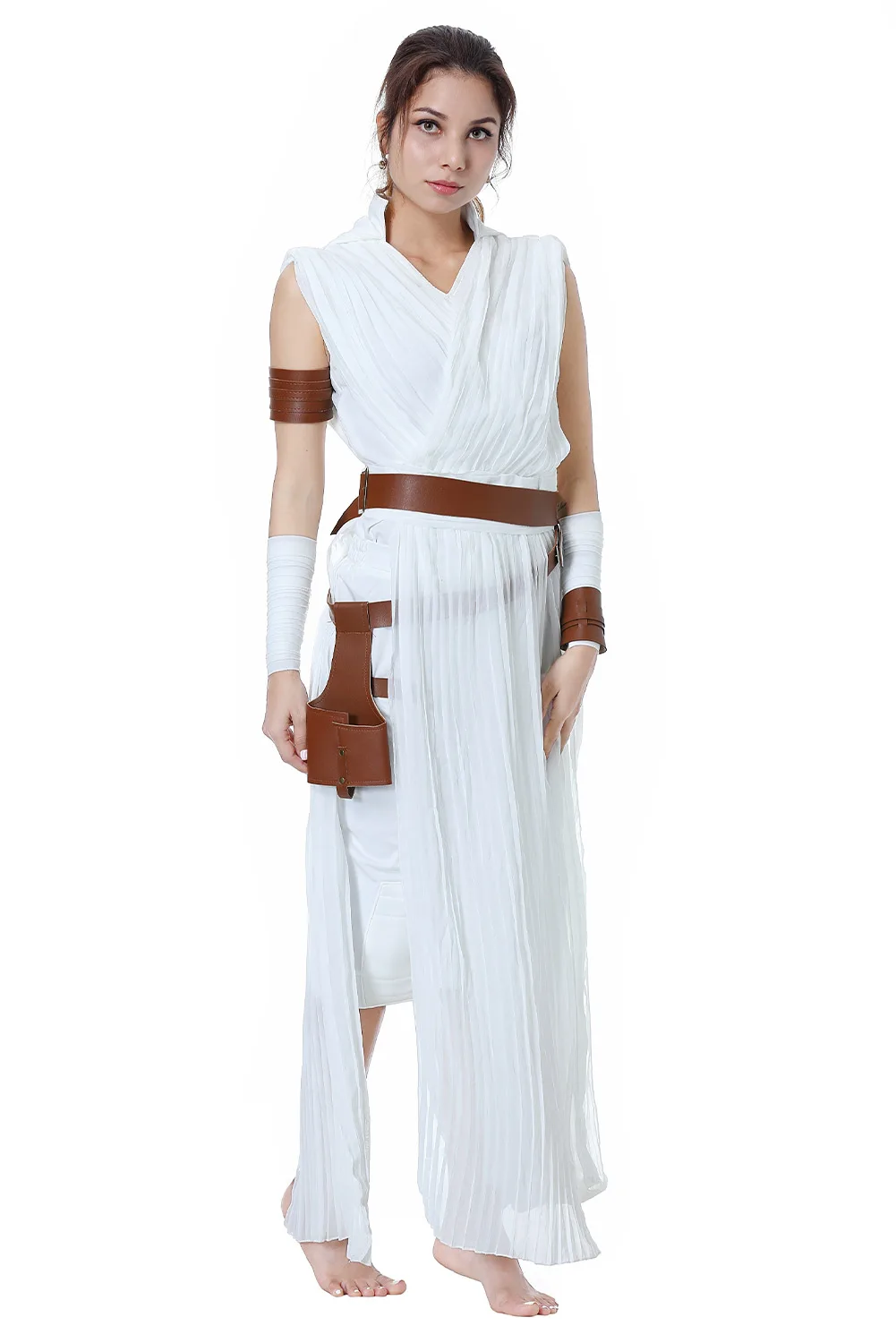 Костюм для косплея The Rise of Skywalker Rey Униформа костюм Рей на Хэллоуин карнавальный |