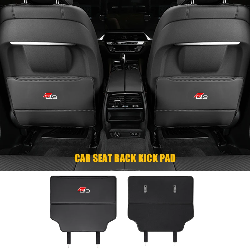 

1 Pack Car Kids Kick Pad Seat Cover Storage Items With Protective Cover Car Accessories For A8 A5 Q7 A7 Q8 S4 A6 A4 S5 S7 S8 SQ5