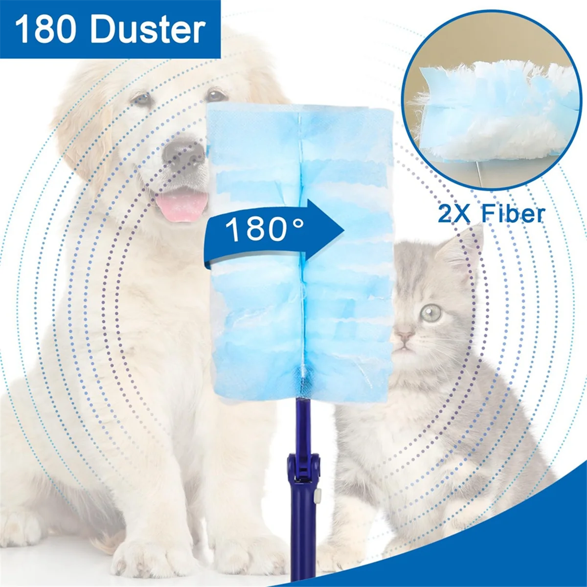 40-компонентные стержни для тряпки одноразовые совместимые с Swiffer Duster