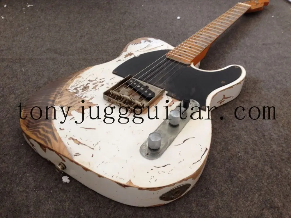 

Custom Shop Deluxe Tele Caster White Blonde handwork RELIC TL electric guitar