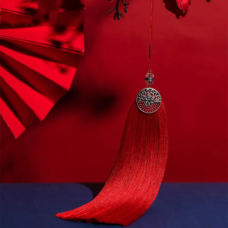 1PC 15cm Tibetan Honeysuckle Tassel Silk Tassel Fringe Curtains DIY Crafts Tassel Finding Pendants Jewelry Making Accessories