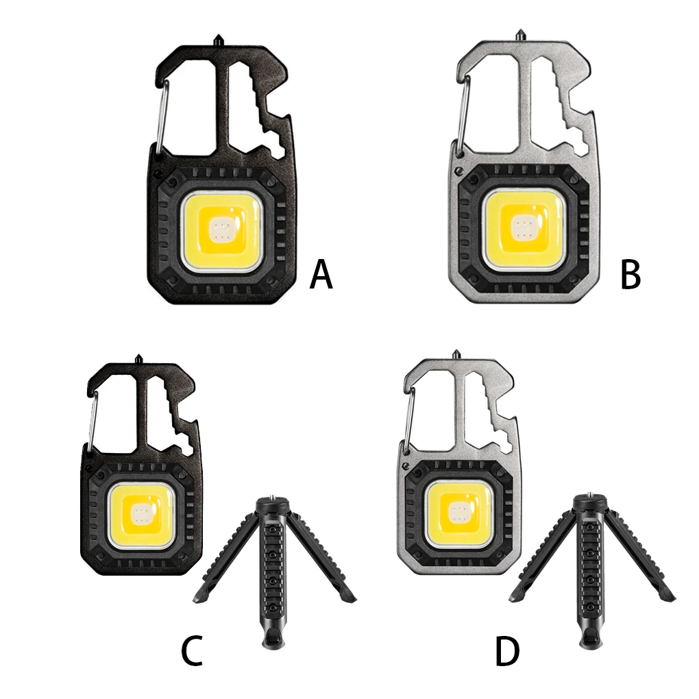 

Портативная вспышка-брелок, факел с регулируемой яркостью, мощный яркий рабочий светильник, аварисветильник ильник, инструмент черного цве...