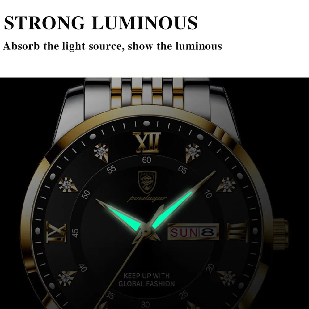 Fashion Watch for Women Top Brand Rose Gold Stain Steel Waterproof Date Quartz wristwatch Ladies Watches Luxury reloj mujer enlarge