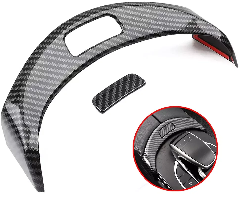 

Center Console Armrest Box Buttons Panel Decoration Cover Trim For Mercedes Benz W205 X253 C Class GLC 2015-2020 Car Accessories
