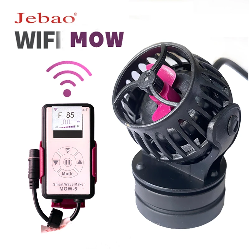 

Jebao MOW Series Wave Pump Aquarium Water With WiFi LCD Display Controller Wave Maker Pump Fish Tank Ultra Quiet Operation Pump