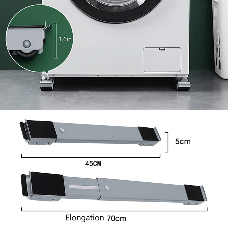 Регулируемая Подвижная Подставка Для Стиральной Машины Холодильника