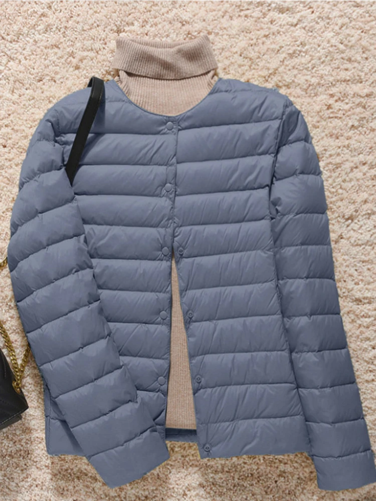 

Women's Jackets New in Solid Color Fashionable Warm Costs Elegant Commuting Korean Version Button Streetwear Tops Woman Clothing