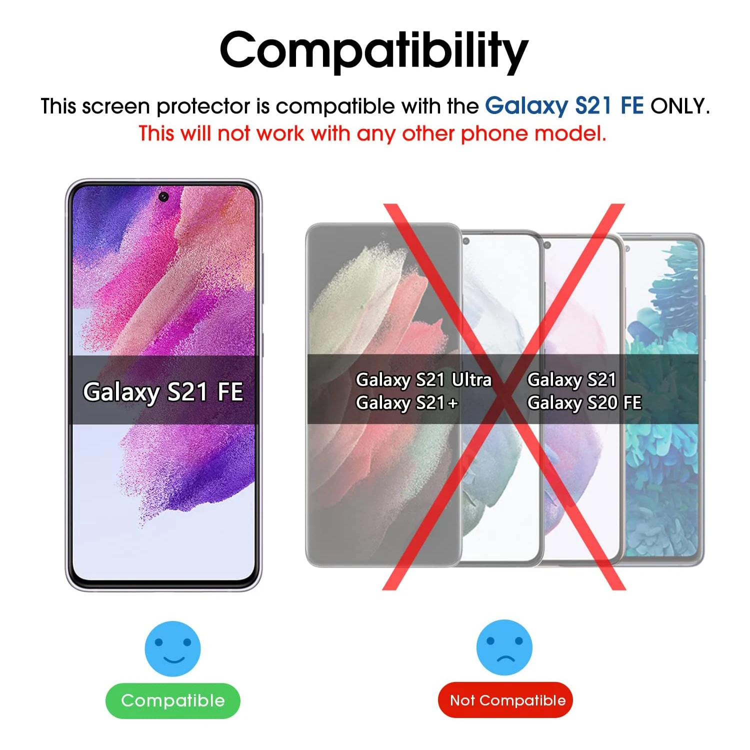 4Pcs Protective Glass For Samsung Galaxy A54 S21FE 5G A52 A53 A72 S20FE A33 A34 A32 5G A14 A52S A73 Screen Protector Glass Film
