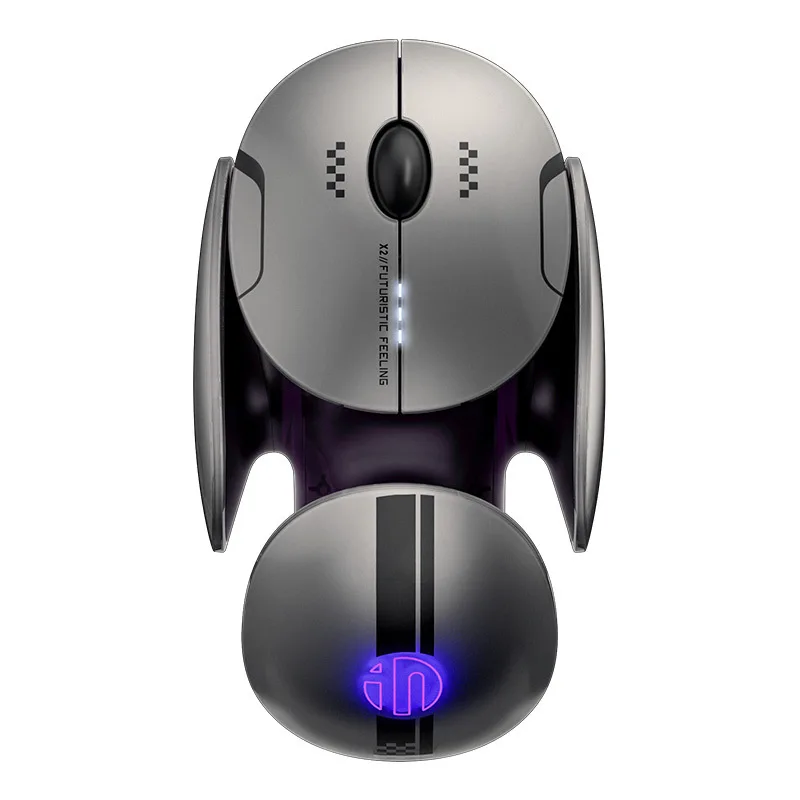 Беспроводная алюминиевая мышь с корпусом INPHIC X2