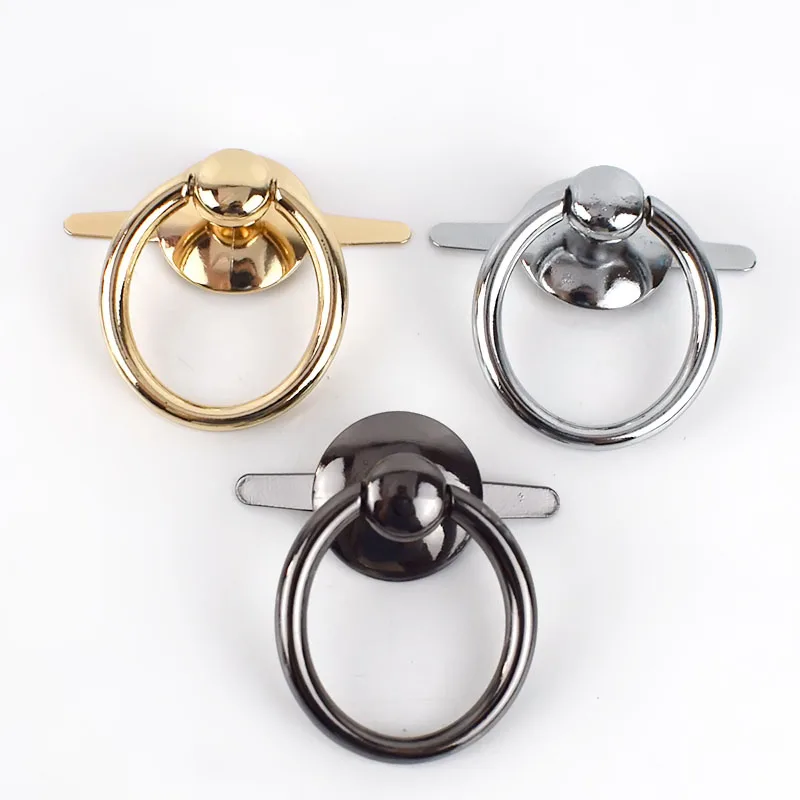 Meetee 4/10pcs ID25mm Bag Hanging O Ring Buckles Female Side Chain Nail Hook DIY Luggage Strap Hardware Accessories | Дом и сад