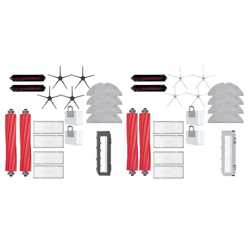 

For Roborock S7 Maxv Ultra / G10S / T8plus Robot Vacuum Main Side Brush Mop Hepa Filter Dust Bag Cleaning Accessories