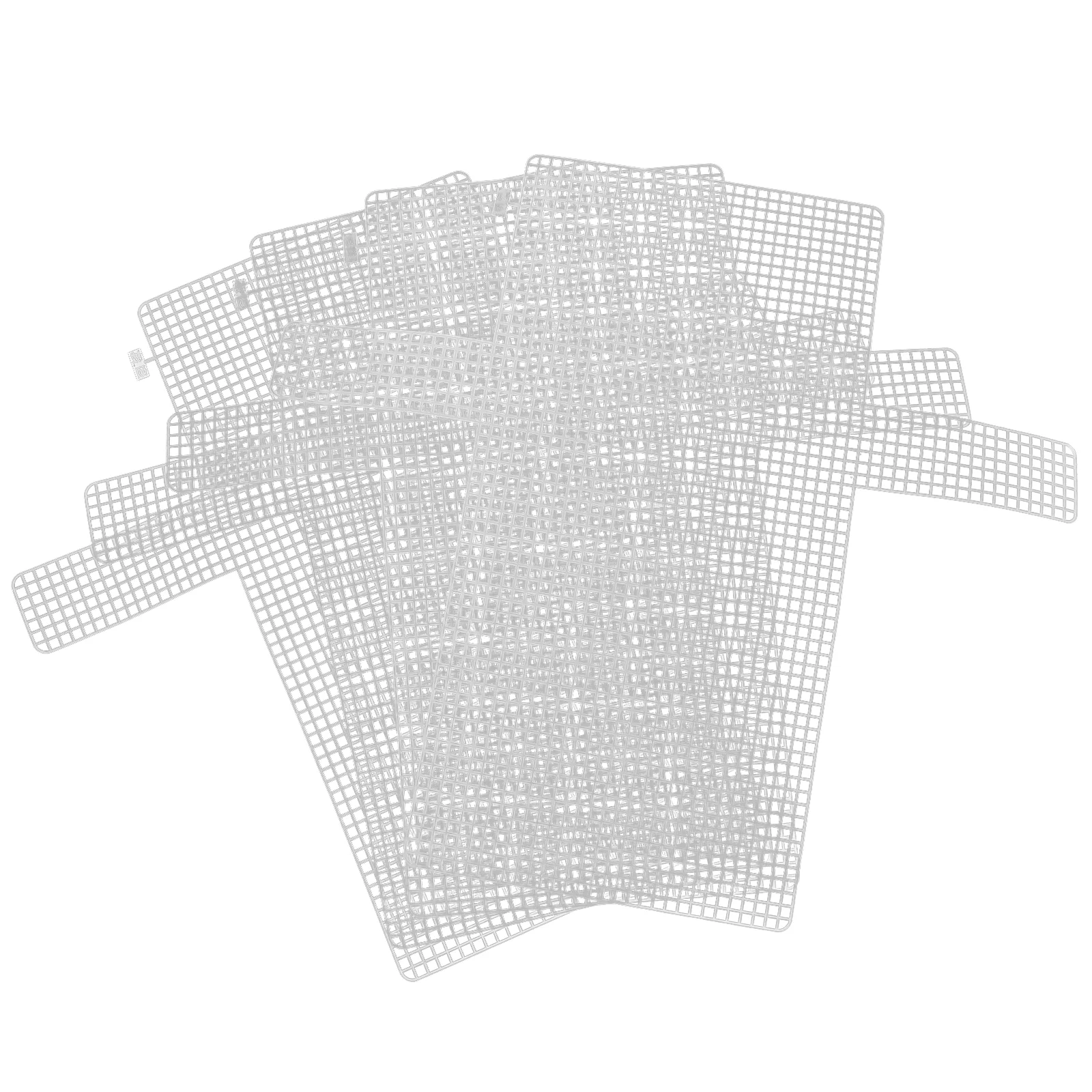 

4 Pcs Embroidery Accessories Plastic Mesh Sheets Plastic Weaving Bag Accessories DIY Bag Supply DIY Bag Sheets