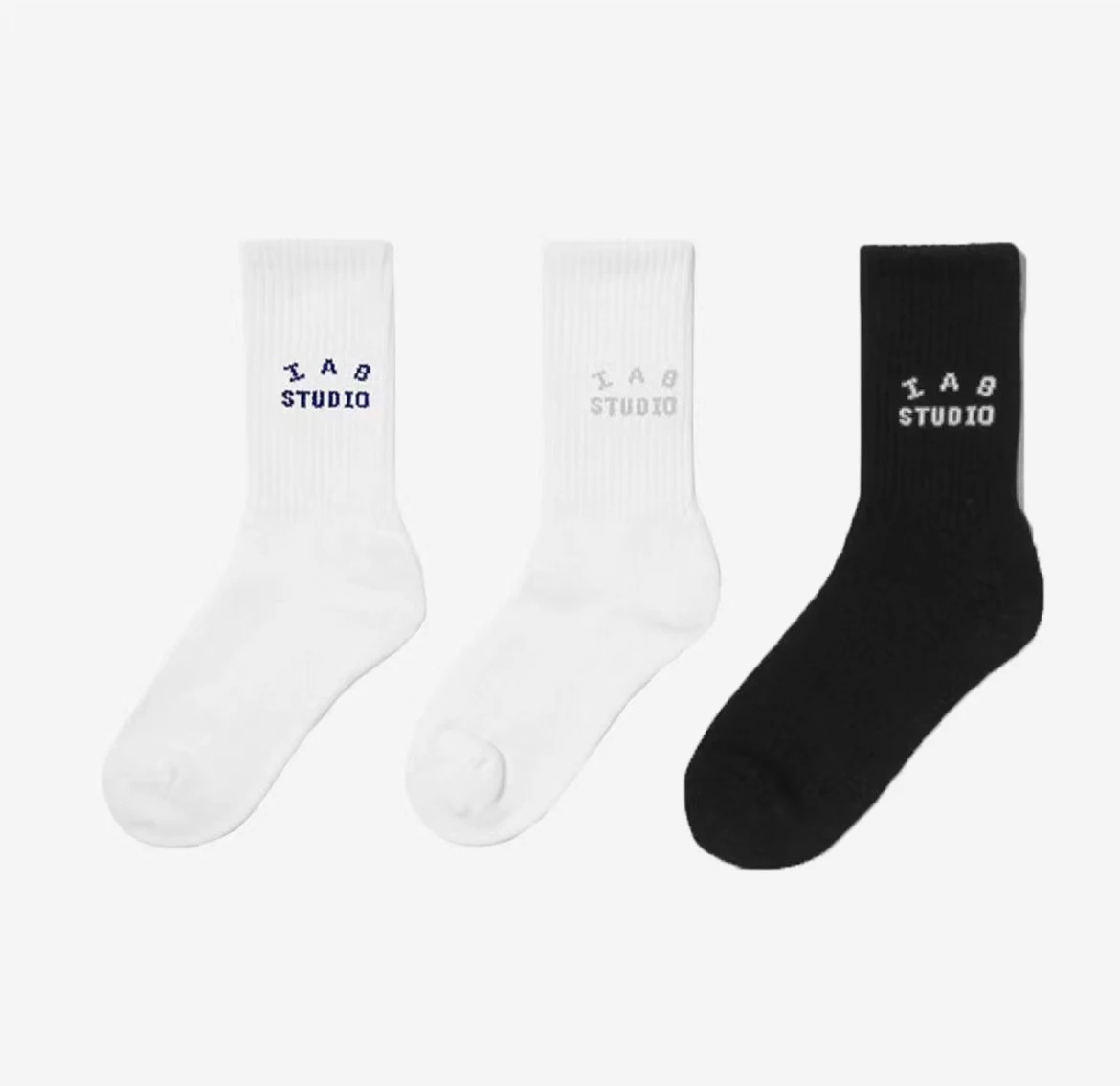 

2023 IAB STUDIO New Korean Antibacterial Socks Men's Pure Cotton Odor Sweat-absorbing Winter Breathable Sports Socks Unisex