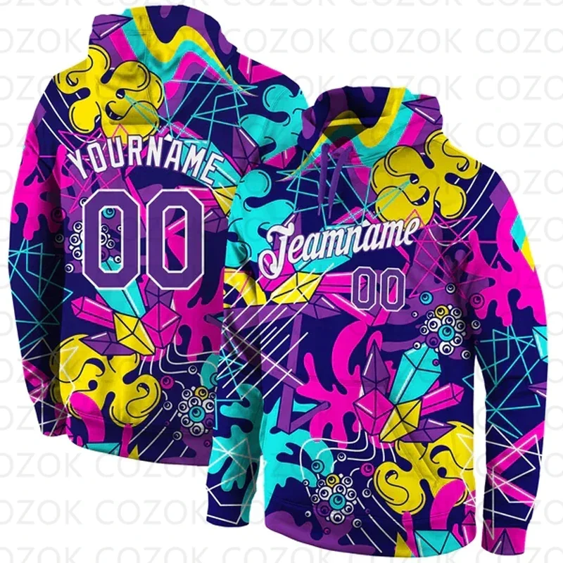 Толстовка с капюшоном Sebo по индивидуальному заказу трикотаж 3D принтом пуловеры