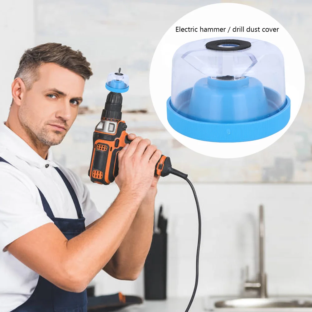 

Professional Drill Dust Cover Reusable Universal Dust Collection Tool Bowl-shaped Closed Mouth Design for Power Tool Accessories
