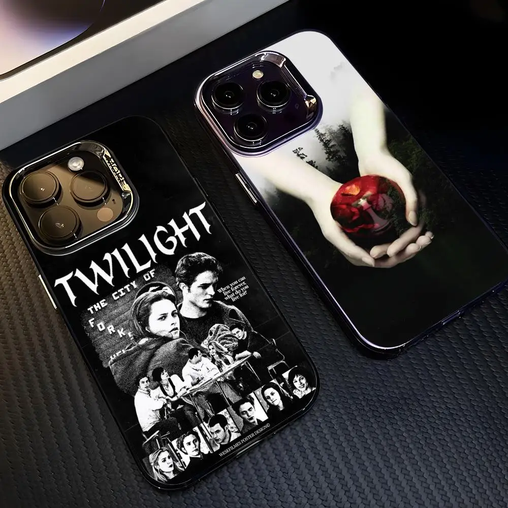 Фото Чехол для телефона Movie T-TwilightS для iPhone 17 16 15 14 13 12 11 Pro Max Air, матовый, противоскользящий, противоударный защитный чехол №2