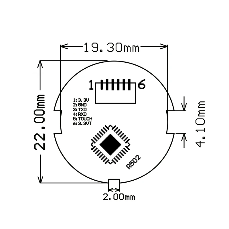 K236-A + R502-A DC6V 4XAAA чехол для батареи с платой управления отпечатками пальцев