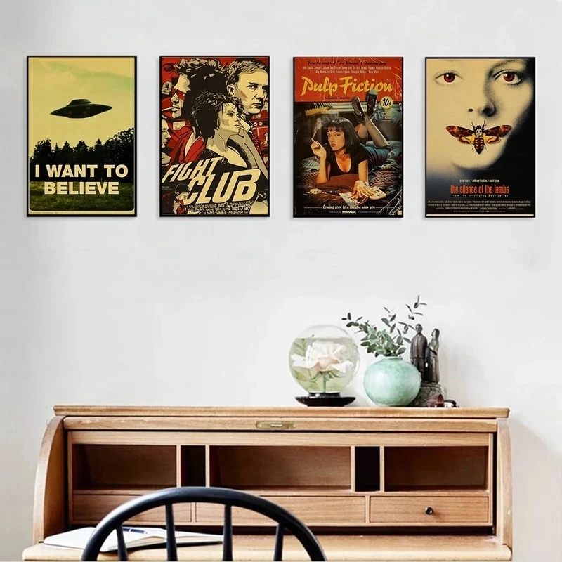 Классический постер из фильма Криминальное чтение Назад в будущее Убить Билла