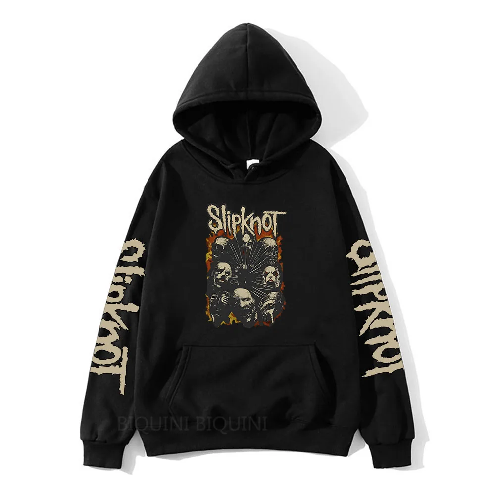 Hoodies Horror Gothic Autumn Winter Mens Sweatshirts Graphic Clothes Male Streetwear Fleece Long Sleeve Casual Hoodie