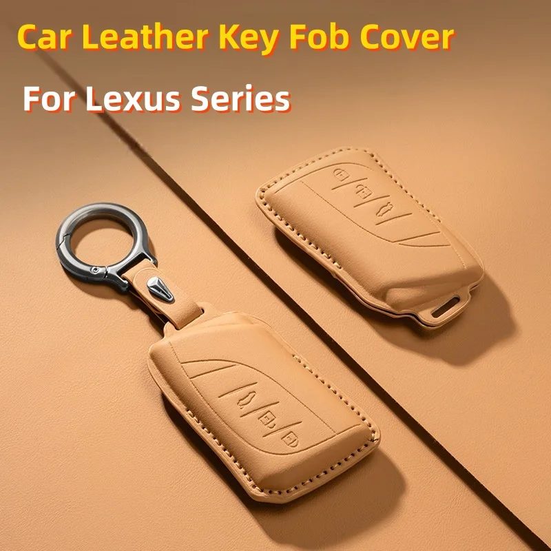 Фото Чехол для автомобильного ключа Lexus NX ES UX US RC LX GX IS RX 200 250h 350h LS 450h 260h 300h UX200, кожаный брелок-аксессуар №1