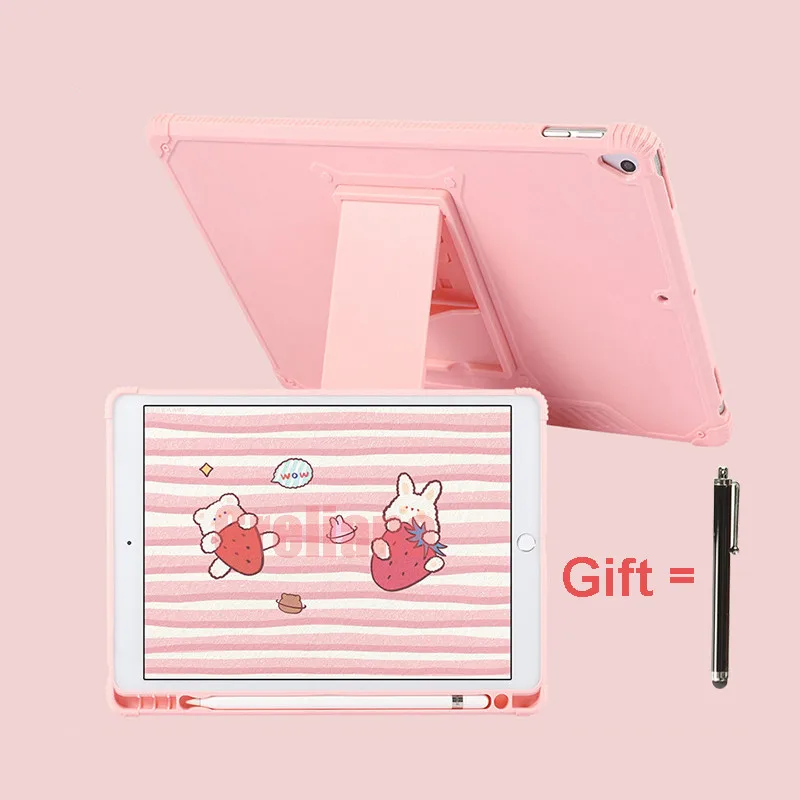

Чехол для iPad AIR 2 1 9,7, чехол с подставкой и держателем для карандаша для iPad 9,7 5th 6th Air 2 10,5 10,2 8th 7th Mini 4 5 1 Pro 11 2021