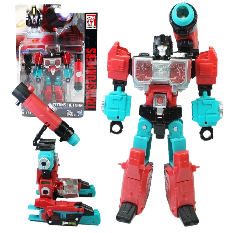 

Hasbro Genuine Transformers Toys Tians Return Perceptor Anime Action Figure Deformation Robot Toys For Boys Kids Christmas Gift