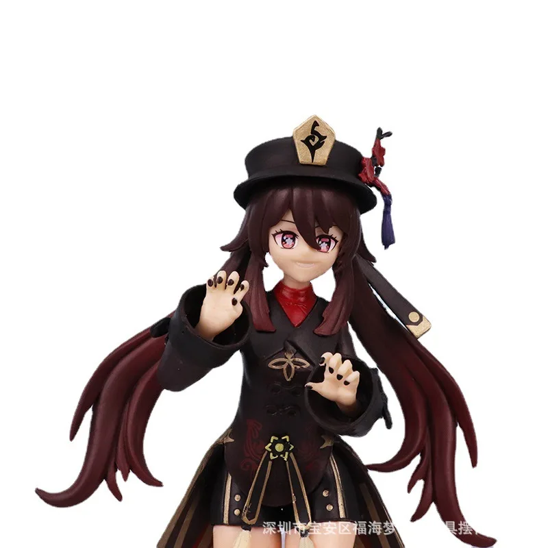 

Настольные фигурки HuTao из игры Genshin Impact, 18-сантиметровая семьдесят Ван Шэн холл, настольные фигурки, куклы-модели из ПВХ