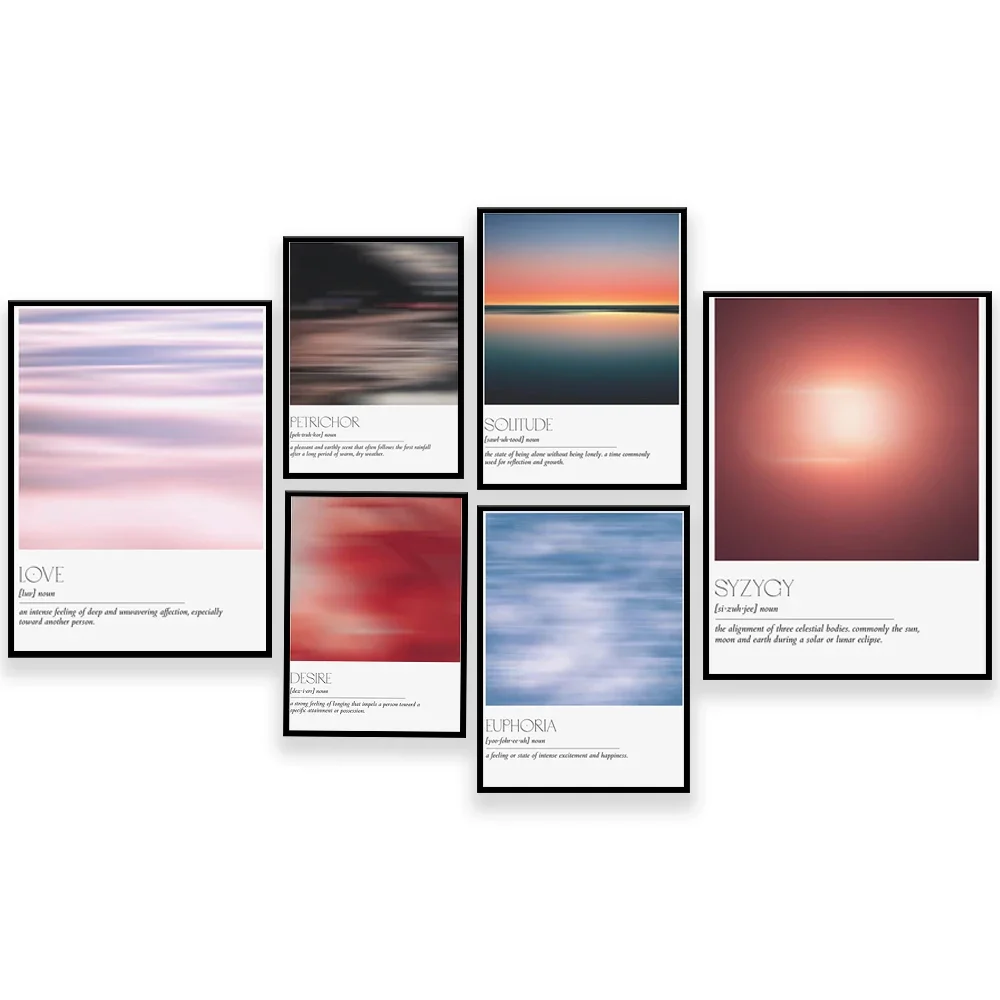 sund love euphoria ecstasy желание loneliness soulmate print контурное искусство текстовый принт