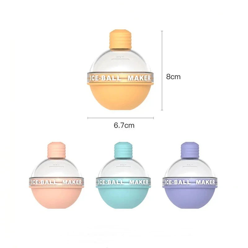 Silicone Ice Cube Mould Tray Round Large Ball Mold DIY Cream Maker for Summer Cocktail Whiskey Cold Drinking |