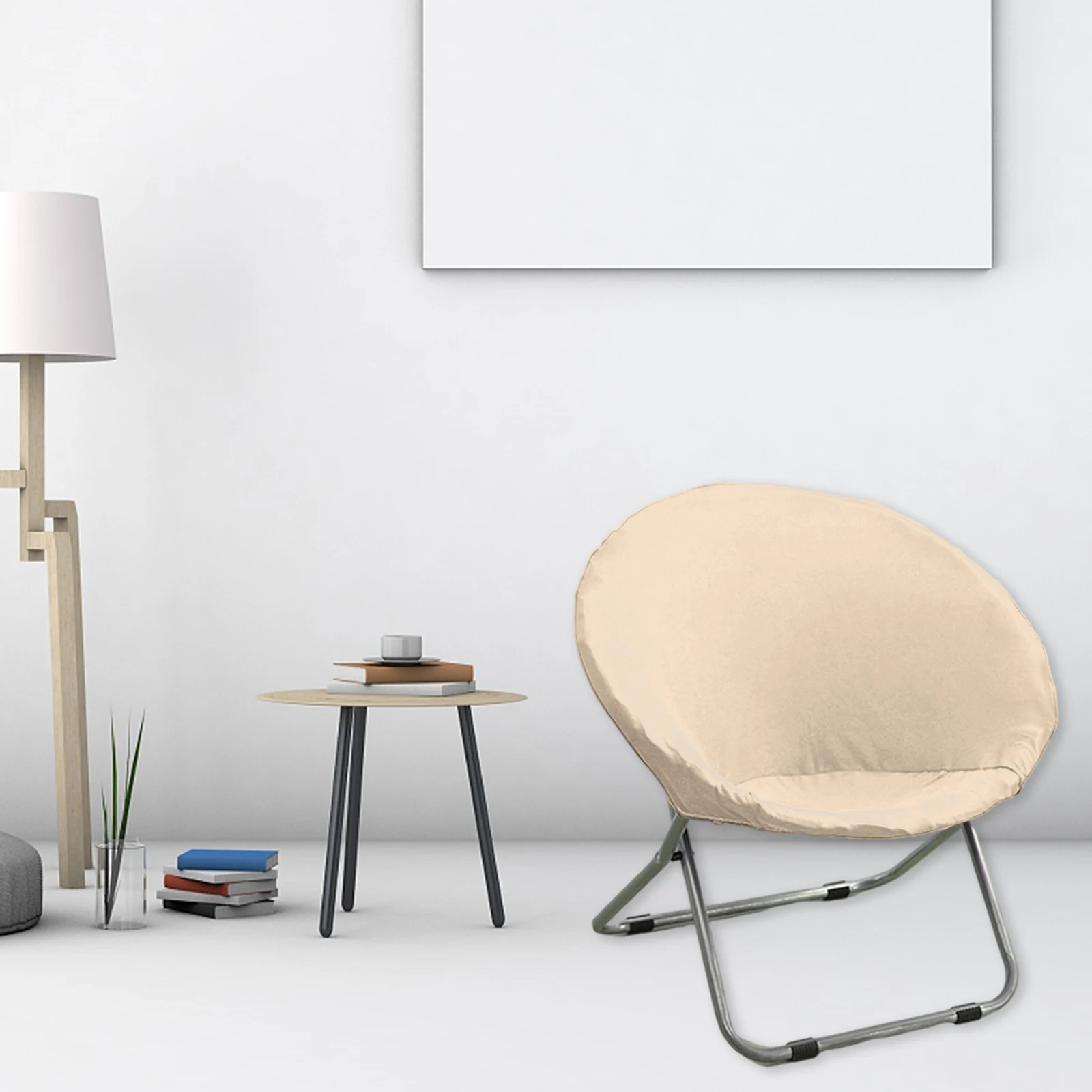 Чехол на стул с круглым блюдцем эластичный полиэстер съемный мягкий чехол луной