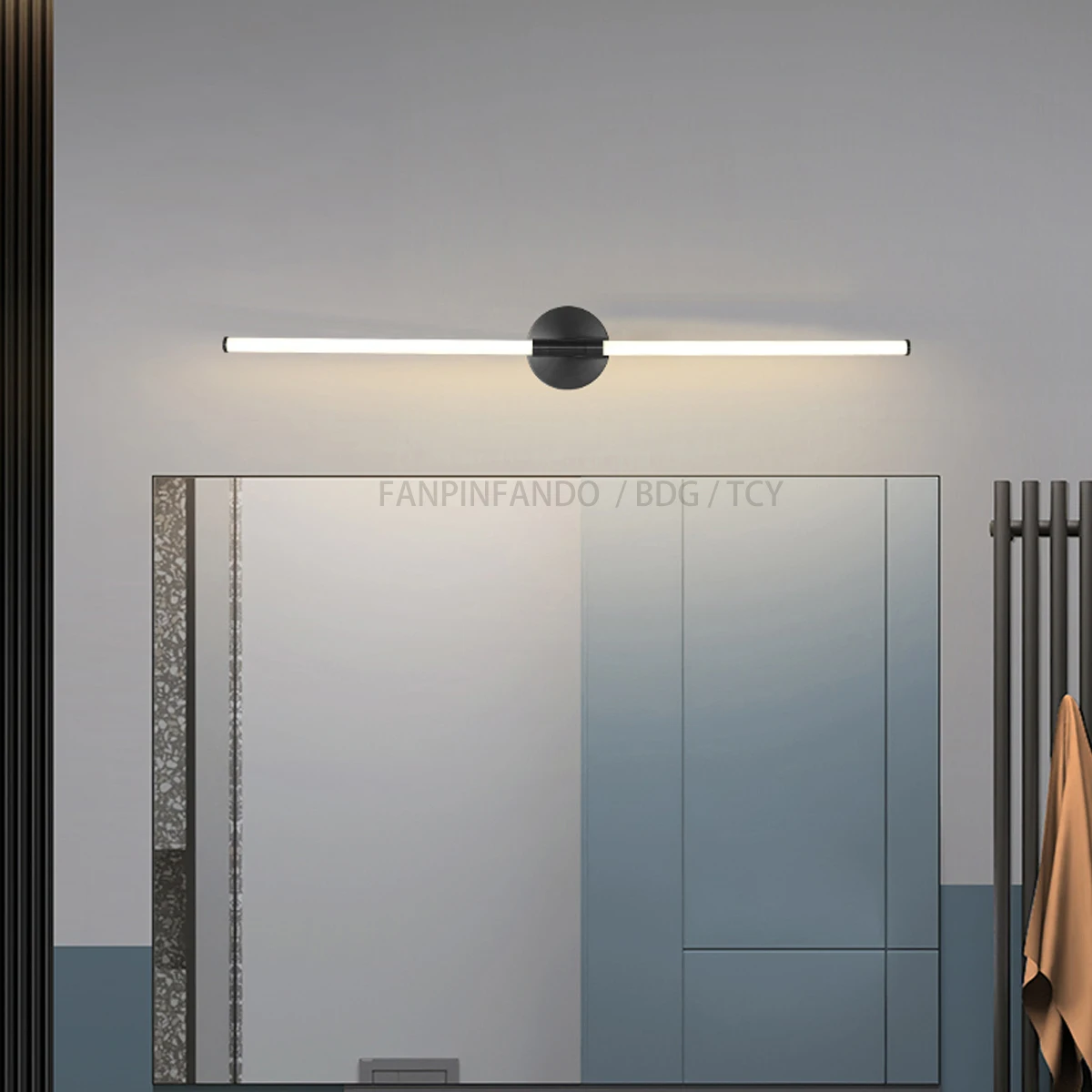 Светодиодный зеркальный светильник TCY для ванной комнаты лампа золотого и