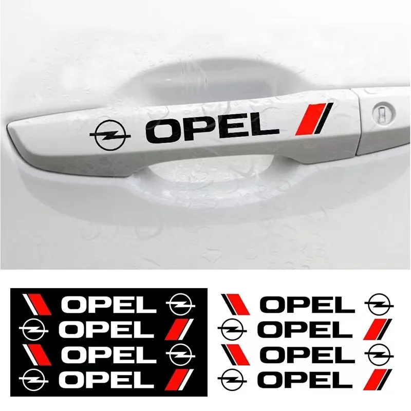 

4PCS Car Door Handle Sticker Opel Astra H Zafira B Corsa D Insignia A Meriva Door Handle Sticker