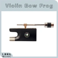 look music full size violin bow ebony frog and screws 44 violin bow frog bow parts