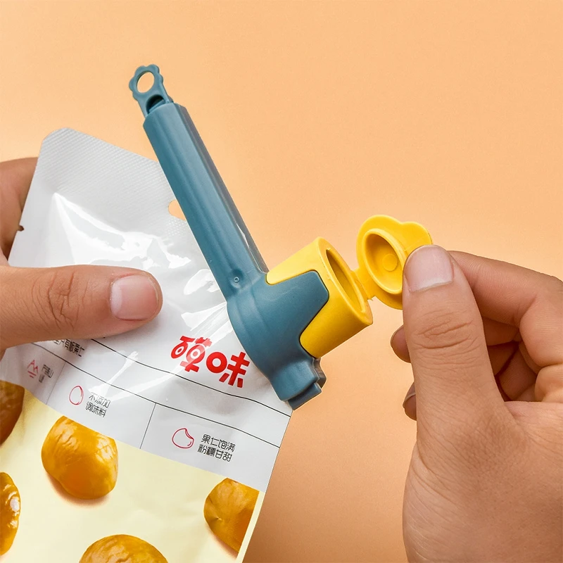 

Seal Pour Food Storage Bag Clip Food Moisture-proof Seal Clip Pour Spout Snack Bag Clips Mini Sealing Clamp Kitchen Accessories