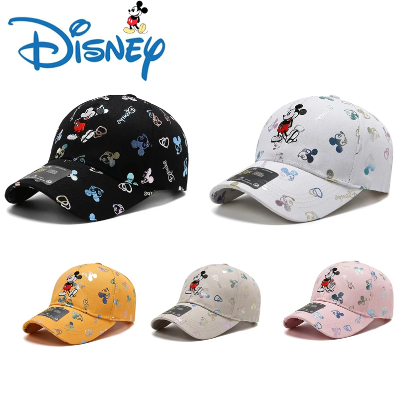 

Disney Mickey Minie Baseball Cap anime figuie Mickey mouse children's Sun hat Cotton embroidery aldult Peaked Cap Birthday Gifts