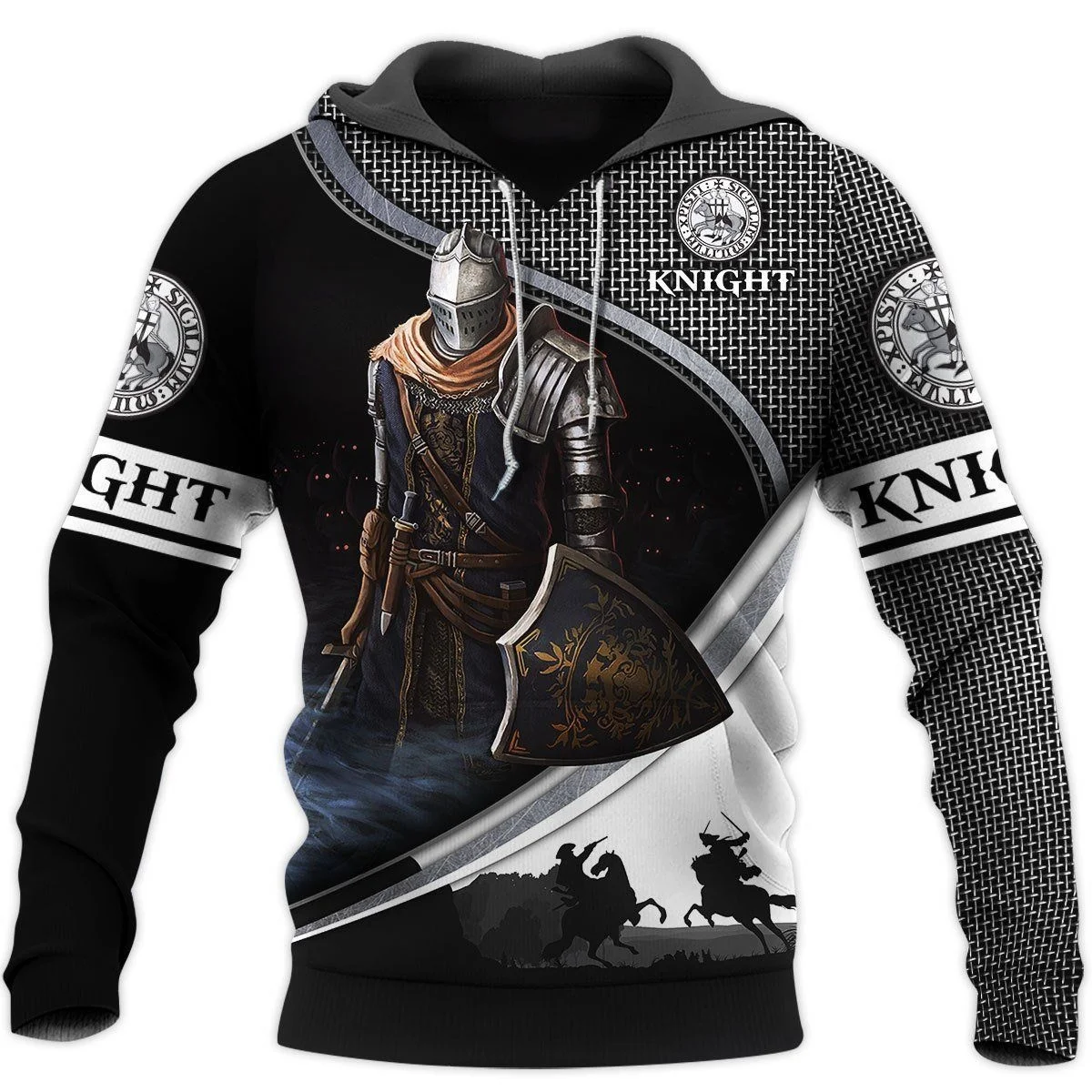 

Younger knights templar 3d printed hoodies men fashion casual hoodie daily loose character sweaters sweater 4xl jacket