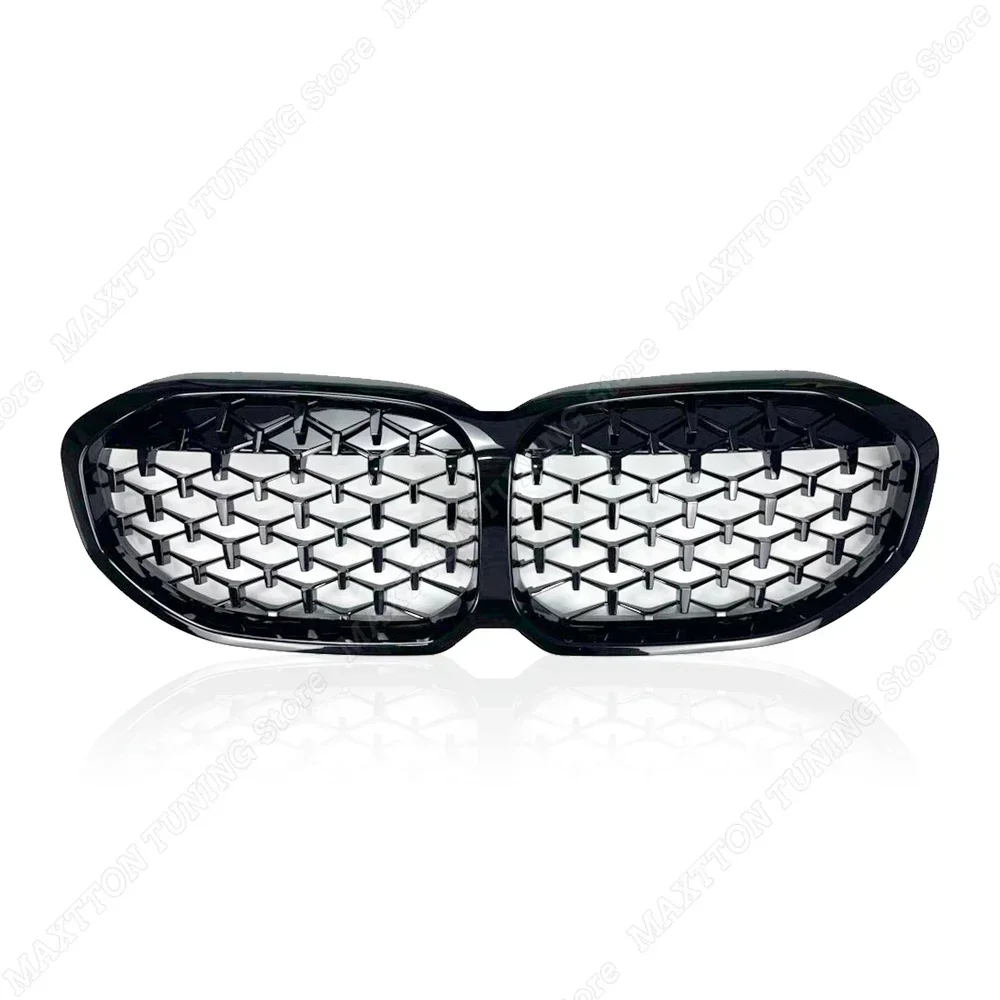 

Глянцевый черный передний бампер, решетка для почек, гоночный чехол, аксессуары для BMW серии 1, F40 118i 128ti M135i xDrive 2019-2024