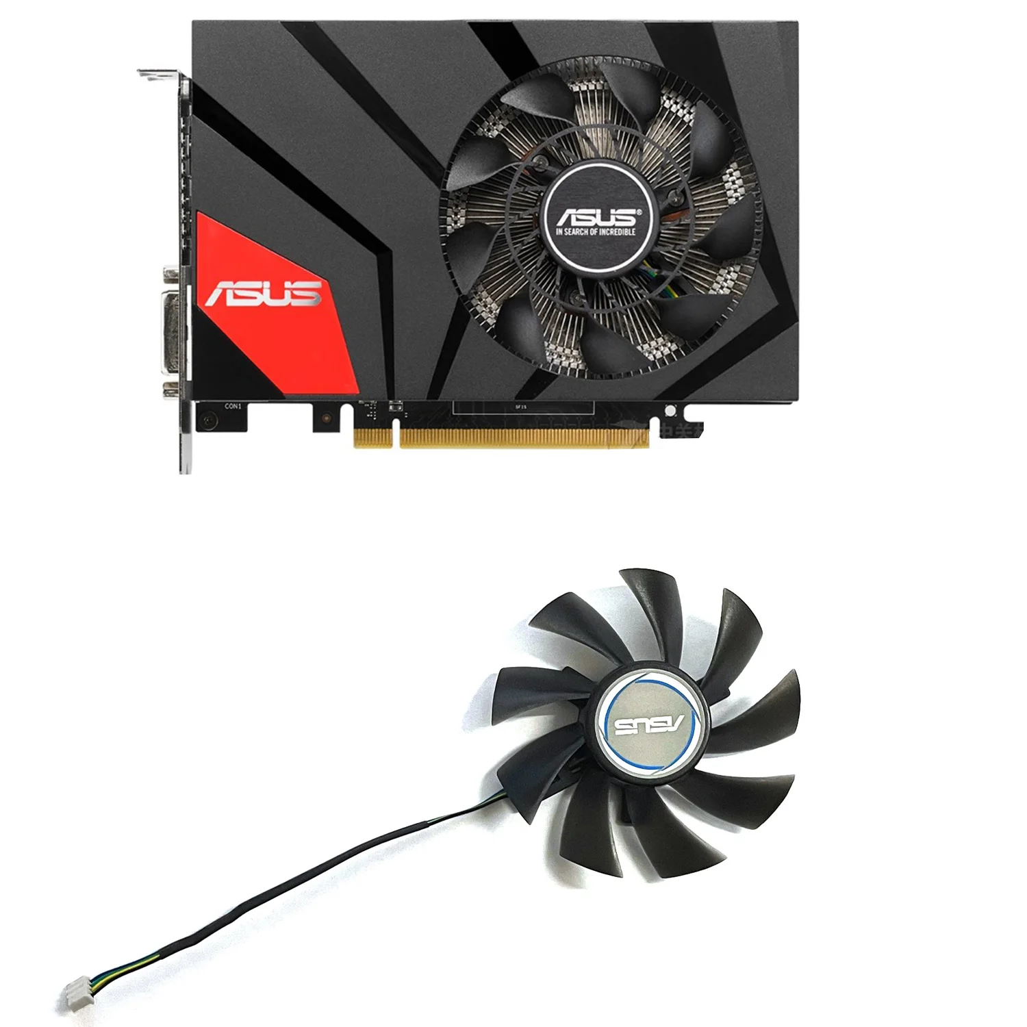 85 мм T129215SU DC 12 В 960 а 4 контакта GTX970 вентилятор для Asus GTX970 950 760 670 мини-графическая карта шердиавентилятор