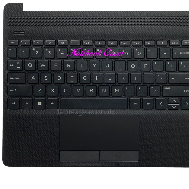 Для HP 15-DW 15S-DU 15S-DY Подставка для рук без подсветки клавиатура США сенсорная панель
