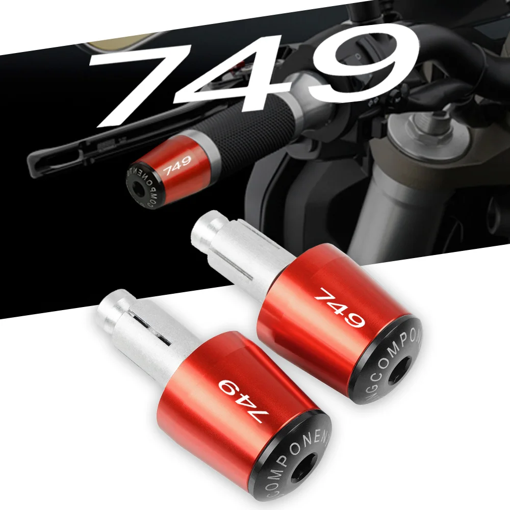 

For DUCATI 749 2003 2004 2005 2006 Motorcycle Accessories CNC Aluminum 7/8'' 22mm Handlebar Handlebar Gear Balanced Plug Slider