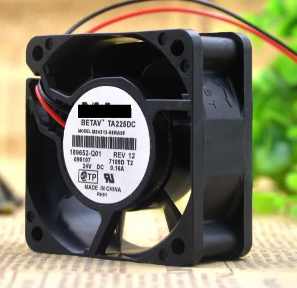 Новый оригинальный телефон, постоянный ток 24 В, 0,16 А, 60x60x25 мм, 2-проводной Вентилятор охлаждения сервера