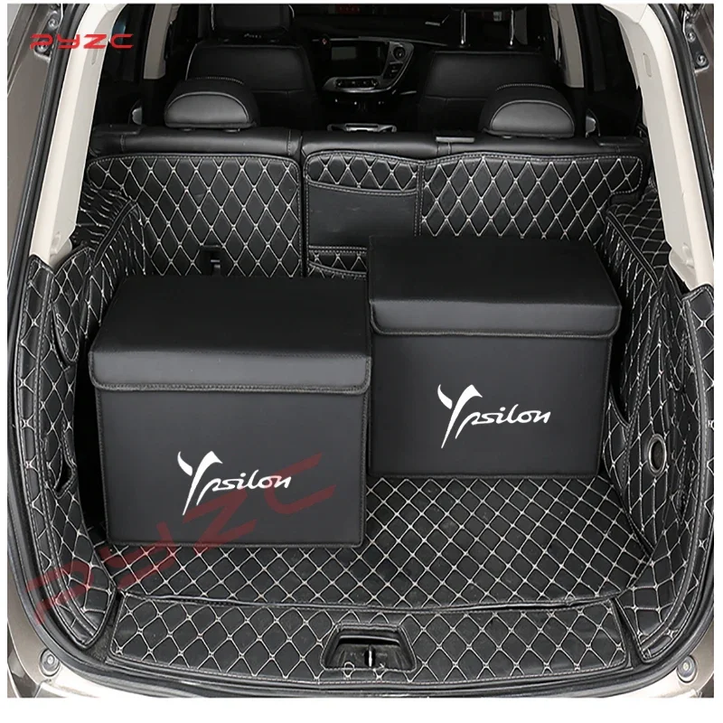 Автомобильный органайзер для багажника портативный автобокс ящик хранения