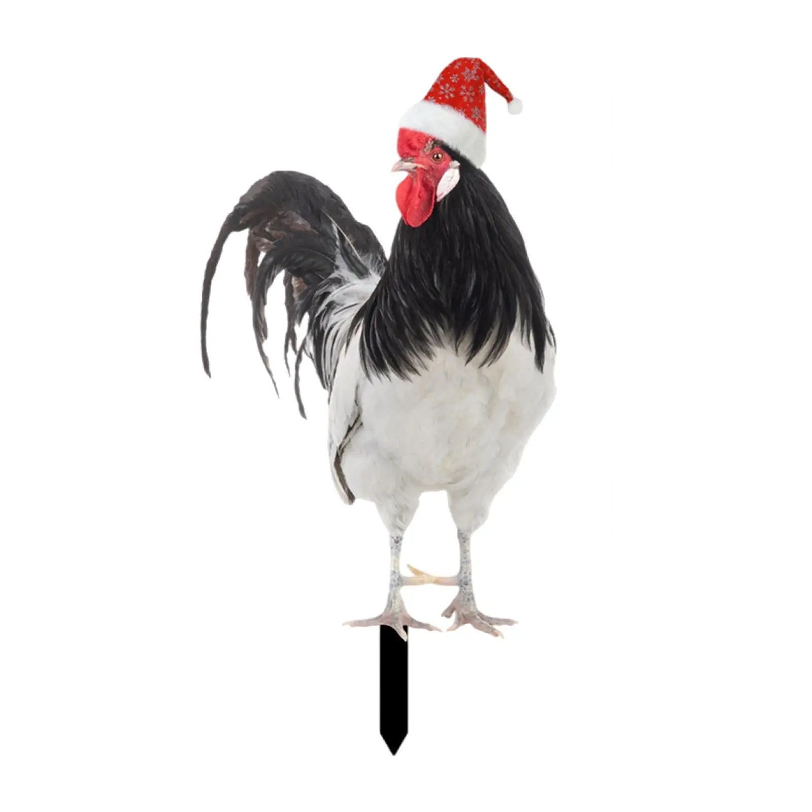 

Chicken Garden Stake Outdoor Sign 11.81'' Rooster Hen Animals Stakes Chicken Sculpture for Courtyard Lawn Outdoor Backyard Patio